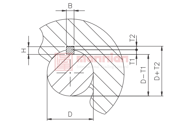 CominTec 扭矩限制器, Comintec /TAC 2.90,扭矩范围 290Nm, 摩擦式扭矩限制器, 38mm钻孔, 主体直径 126mm,Comintec /TAC 2.90