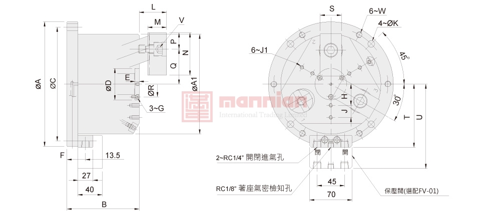 佳贺 Autogrip,三爪/SD,立置式后拉卡盘