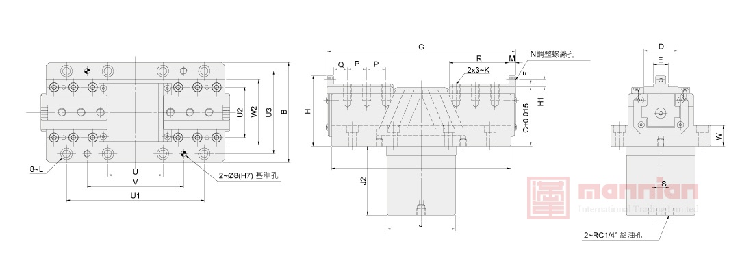 佳贺 Autogrip，CW，斜楔式同步夹具
