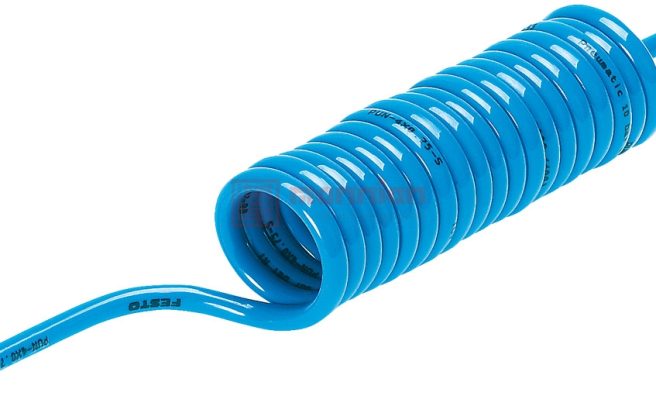 Festo 费斯托,弹簧气管, PUN系列, 管内径7mm, 最大操作长度6m, 最大操作压力10bar,PUN-10X1,5-S-6-SW