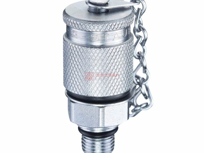 Stauff ,西德福, 测压接头, 最大操作压力630bar, 最高工作温度+200°C,SMK 20 M10X1 VA