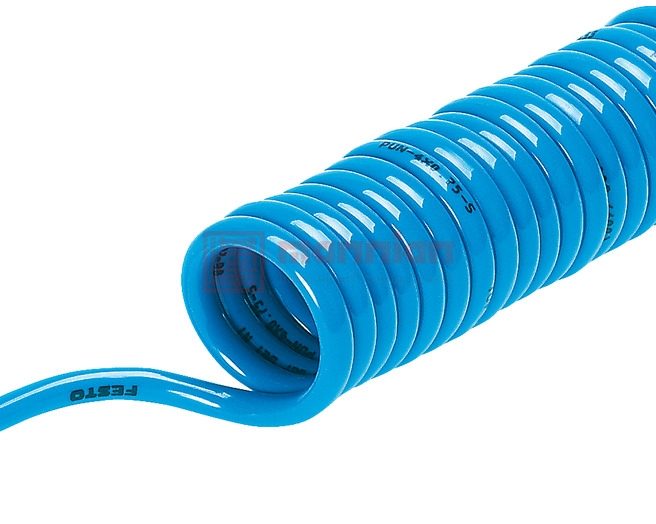 Festo 费斯托，弹簧气管, PUN系列, 管内径7mm, 最大操作长度6m, 最大操作压力10bar，PUN-10X1,5-S-6-SW