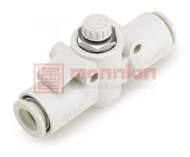 SMC 流量控制器, 气动功能接头,10mm管进气口, 10mm管出气口, AS系列, AS3002F-10