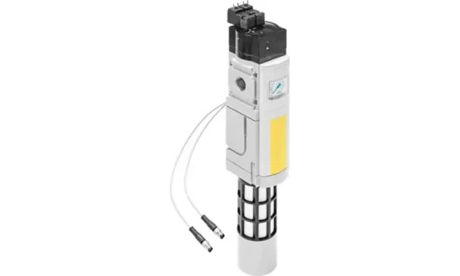 Festo 费斯托, 排气阀, 气动软启动阀 MS系列, 4300L/min流量, G 1/2 母进气口, 最大操作压力10bar,MS6-SV-1/2-D-10V24P-2M12-SO-AG
