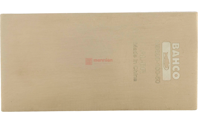 Bahco 斜铁, 铝青铜制, 230mm长 x 20.0mm高, 740g重，NS600-230-40