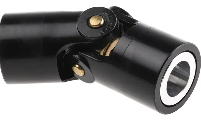 Huco 黄铜制万向节, 单接头, 16 x 16mm孔径, 总长86mm, 105.32.4242