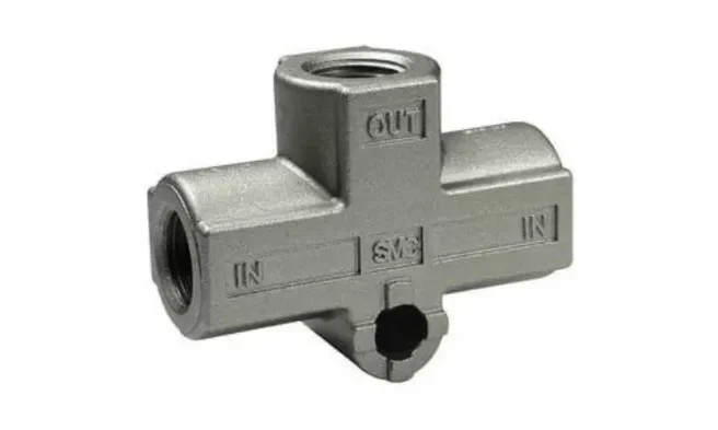 SMC 气动梭阀, VR1210系列, OR逻辑功能, G 1/8接口,VR1210-F01