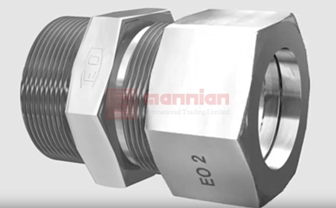 Parker派克, 液压接头异径接头, EO系列, 钢制,RI1/4EDX1/2CF