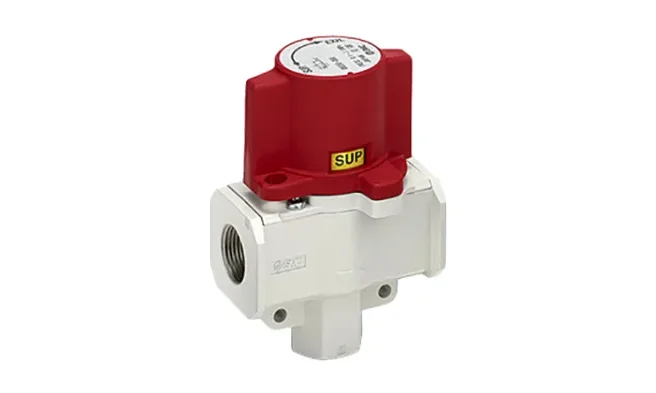 SMC 手动气动控制阀, VHS20系列, 2位, 3通道, G 1/8螺纹接口, VHS20-F01A