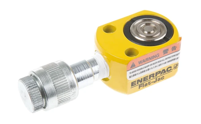 Enerpac 5t液压千斤顶, 单作用, 4cm³油容量, 6mm行程, 32mm关闭高度, 38mm伸展高度, 1kg重, RSM50