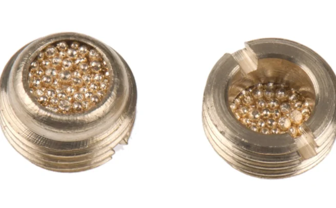 Legris 黄铜消音器, G 1/8 外螺纹接口, 最大输入12bar, -20°C至+120°C, 0677系列 0677 00 10