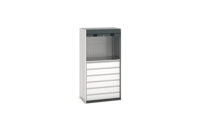 Bott 重型工具柜 橱柜, 1050 x 650 x 2000mm, 6抽屉, 1门, 钢,40201024.19V