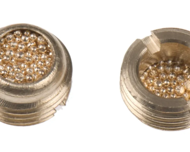 Legris 黄铜消音器, G 1/8 外螺纹接口, 最大输入12bar, -20°C至+120°C, 0677系列 0677 00 10