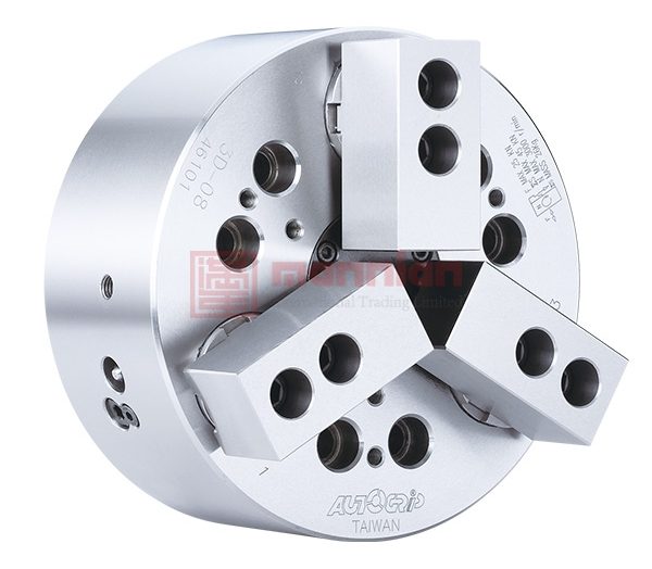 佳贺 Autogrip,三爪/3D,中实型后拉式动力卡盘