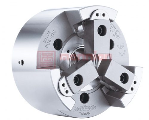 佳贺 Autogrip，三爪/3U-K，中实型后拉固锁式动力卡盘