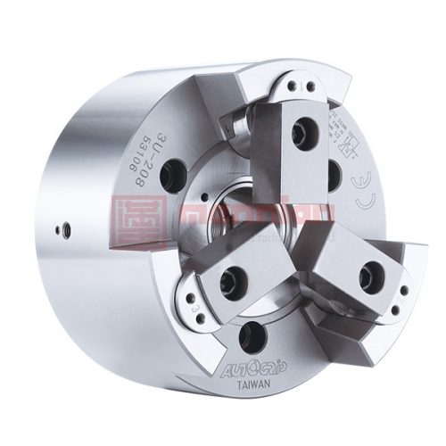 佳贺 Autogrip，三爪/3U-K，中实型后拉固锁式动力卡盘