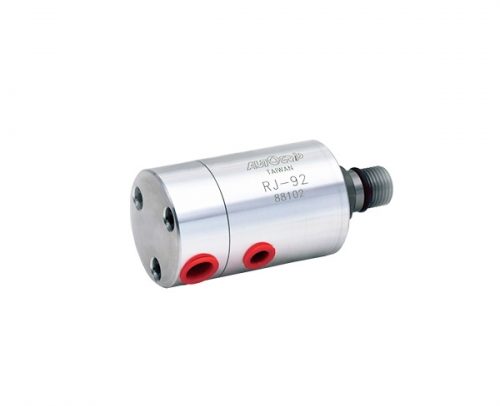 佳贺 Autogrip，冷却液回转接头  | RJ-92，冷却液回转接头内附止水阀自动开闭机构