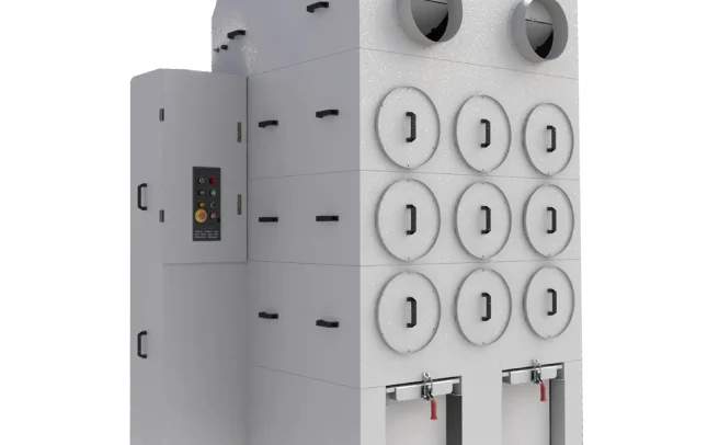 优顺益 USONIC,侧抽式滤心集尘设备 | U-2000A 空压自动逆洗清洁系统